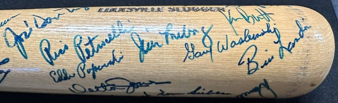 1967 Boston Red Sox Team Signed Tony Conigliaro Game Bat Ken Coleman Estate