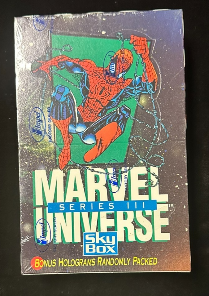 1992 Impel Skybox Marvel Universe Series 3 Factory Sealed Box