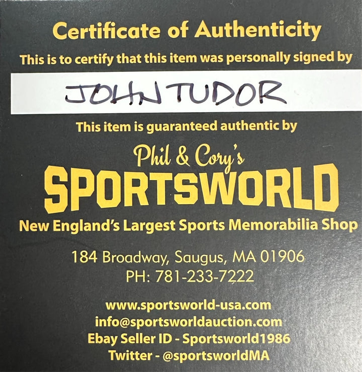 John Tudor Autographed Official Major League Baseball W/ 88 WS Champs Cardinals