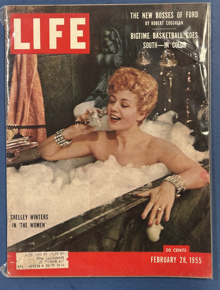 Life Magazine Vintage Shelly Winters In The Women February 28 1955