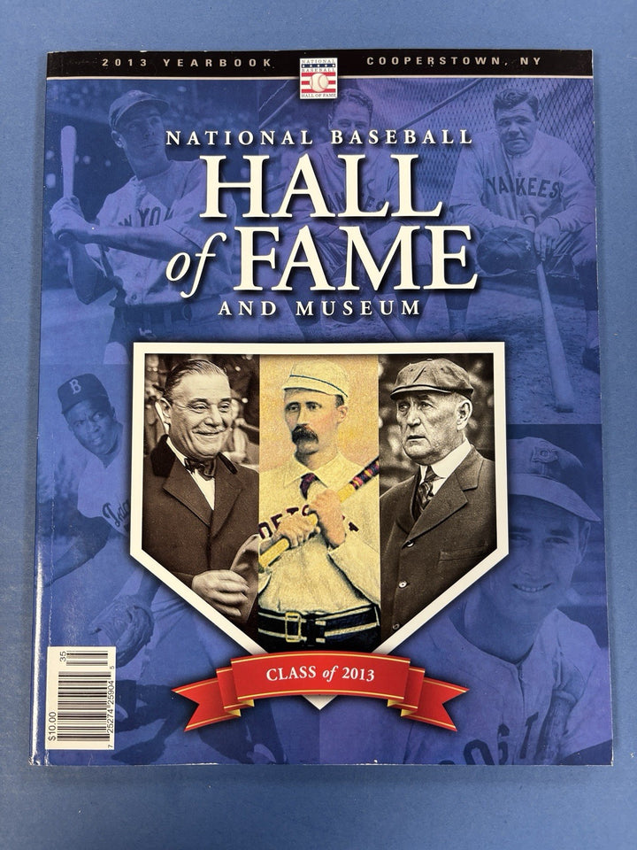 2013 MLB Hall Of Fame Program Deacon White Hank O’Day Jacob Ruppert