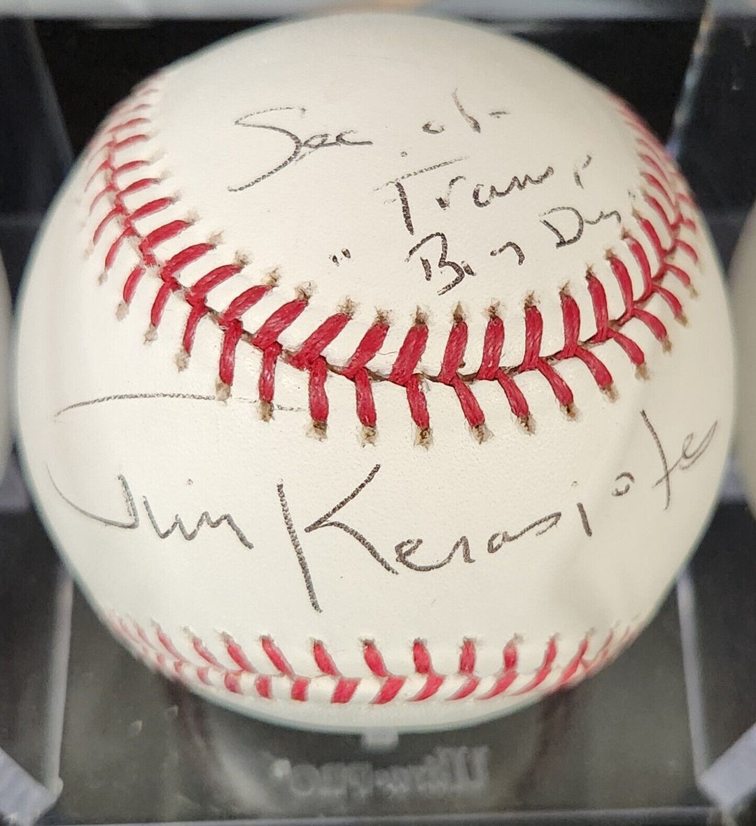 Jim Kerasiotes Signed Inscribed 2007 World Series Baseball COA