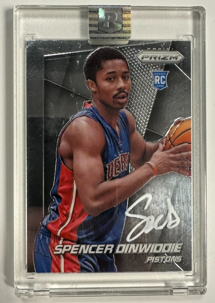 2014-15 Panini Prizm Spencer Dinwiddie Autographed Rookie Card #281