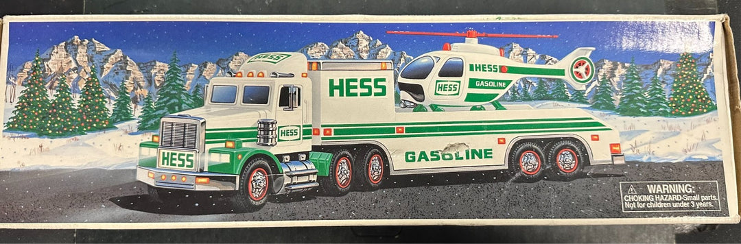 1995 Hess Toy Truck and Helicopter in The Original Box