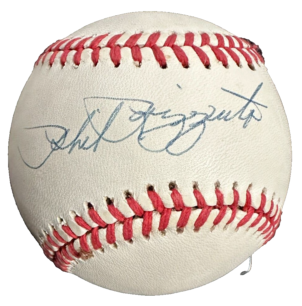 Phil Rizzuto Autographed Official League Baseball HOF New York Yankees