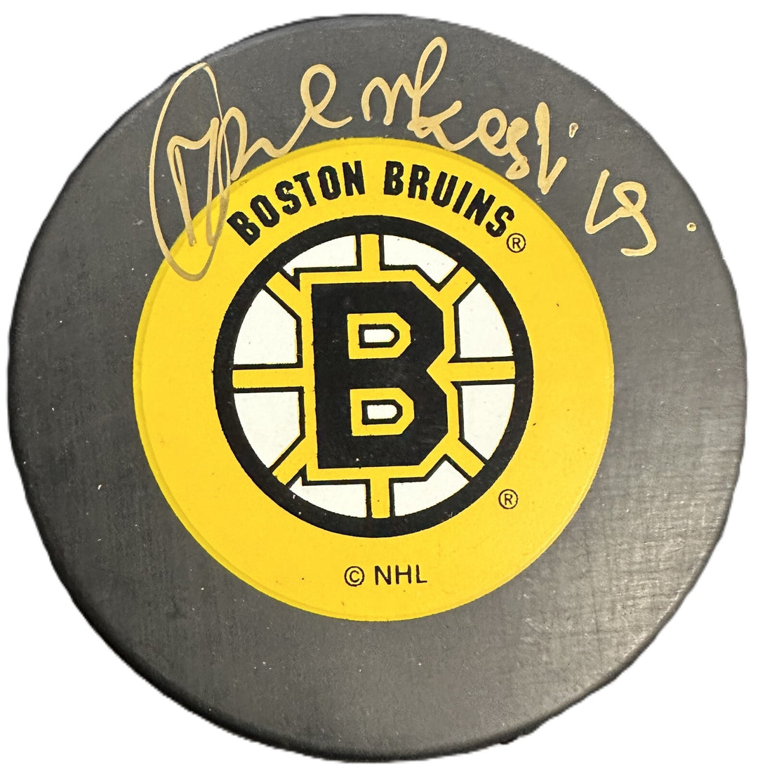 Grigori Panteleev Autographed Boston Bruins Hockey Puck NHL