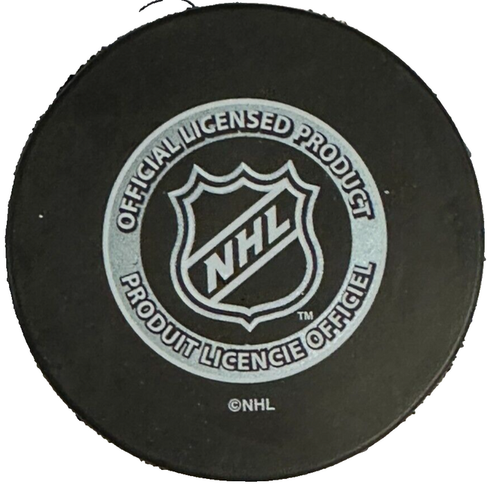 Shane Hnidy Autographed Boston Bruins Hockey Puck NHL