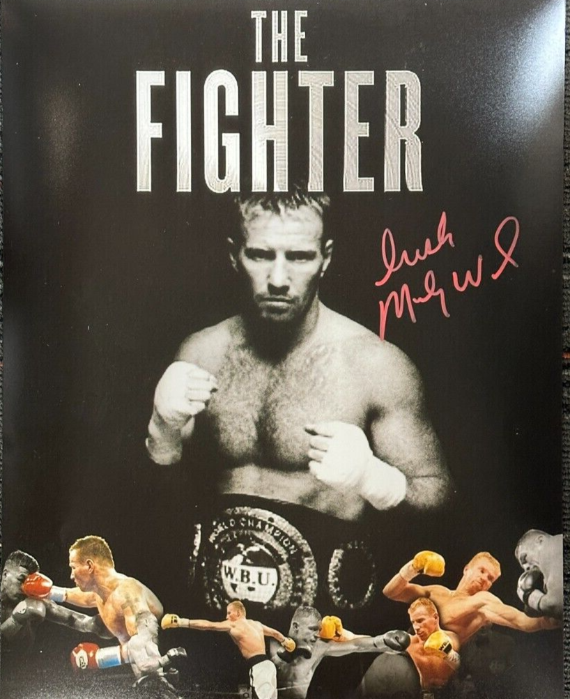 Irish Micky Ward Autographed 16x20 The Fighter Photo