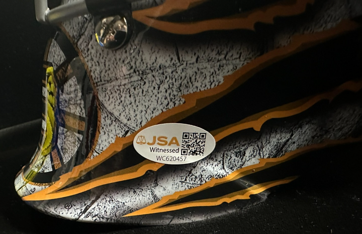 Tim Thomas Autographed Boston Bruins Full Size Goalie Mask JSA NHL