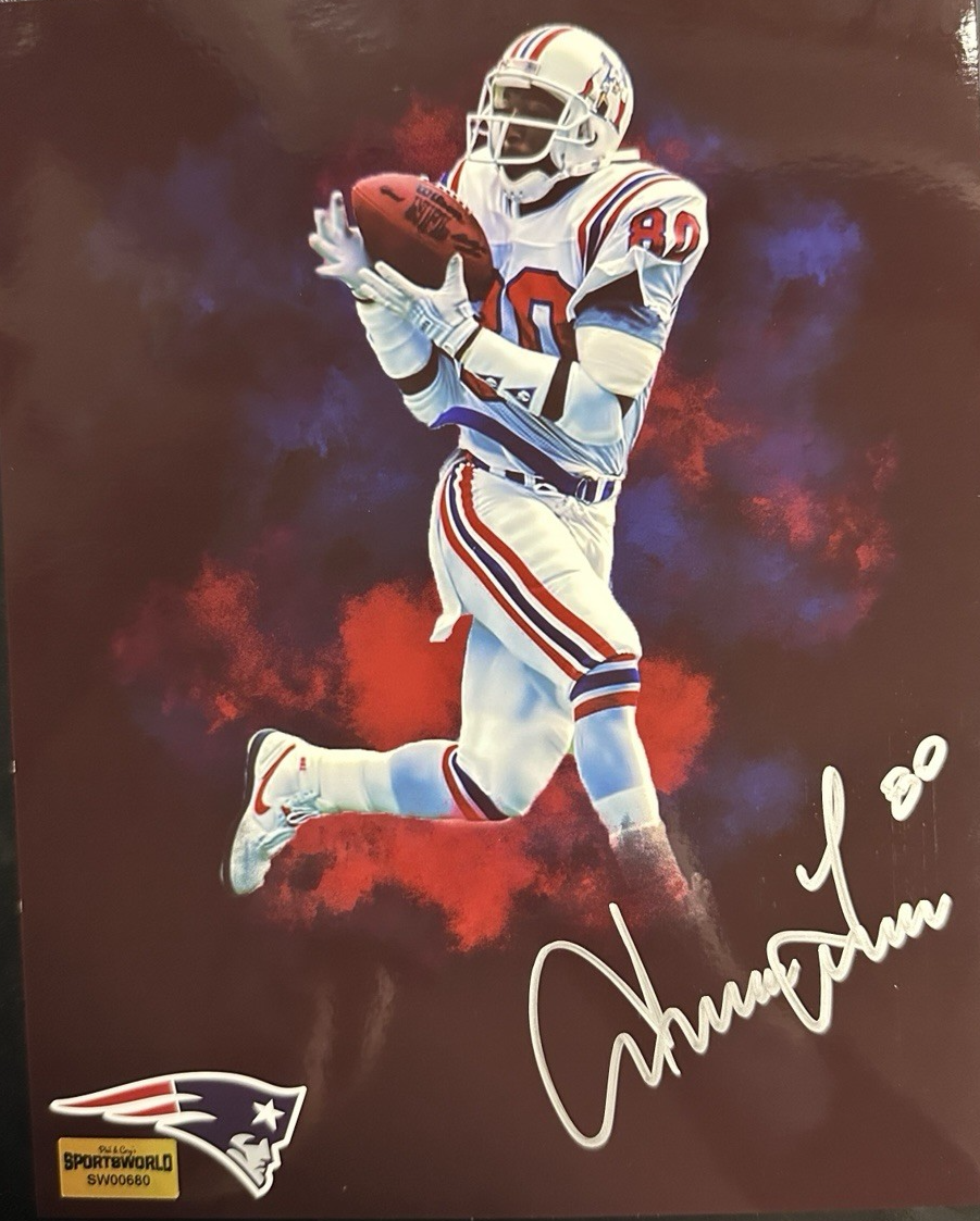 Irving Fryar Autographed New England Patriots 8x10 Photo NFL