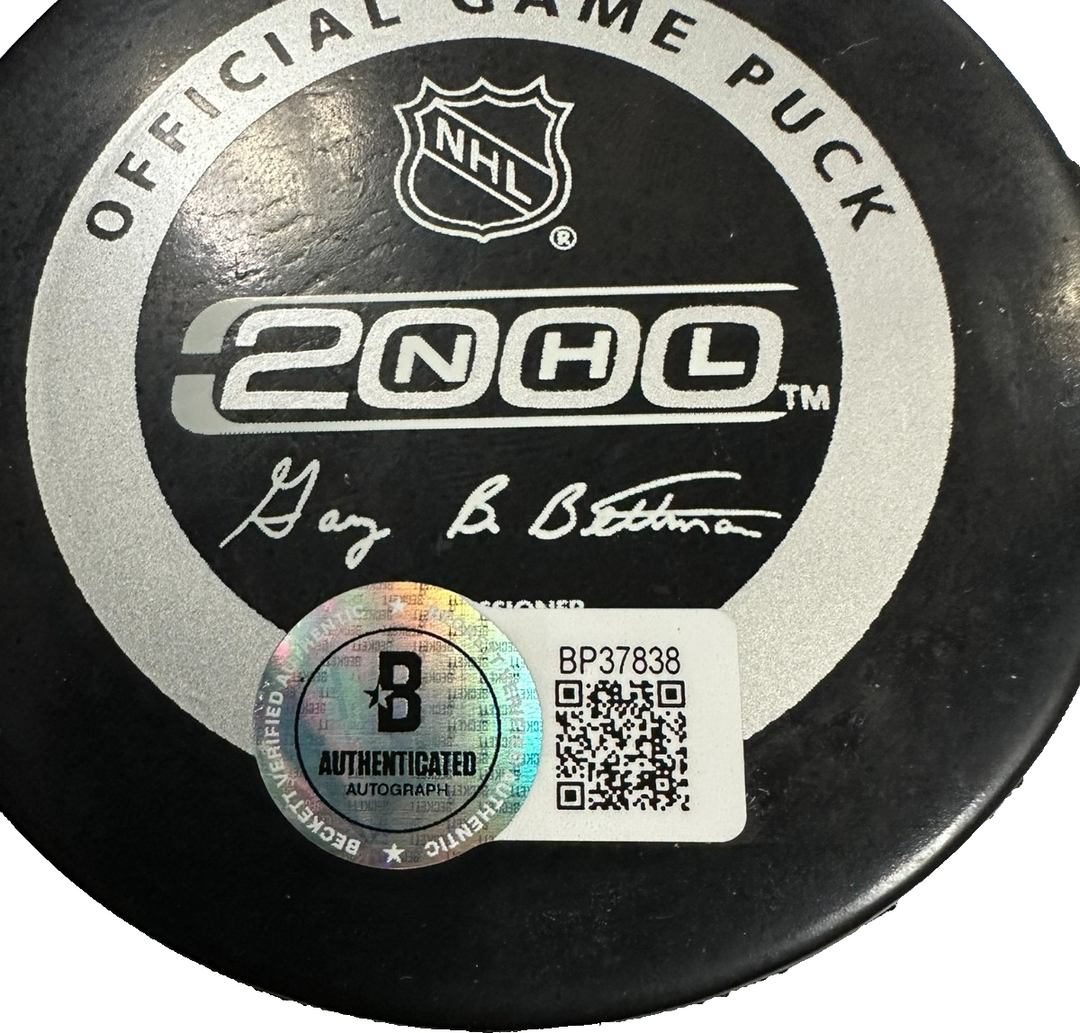 Ray Bourque Autographed Colorado Avalanche Official Game Puck BAS NHL