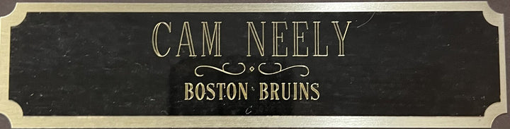 Cam Neely Signed Custom Framed Jersey 50/90 Boston Bruins HOF Sportsworld COA
