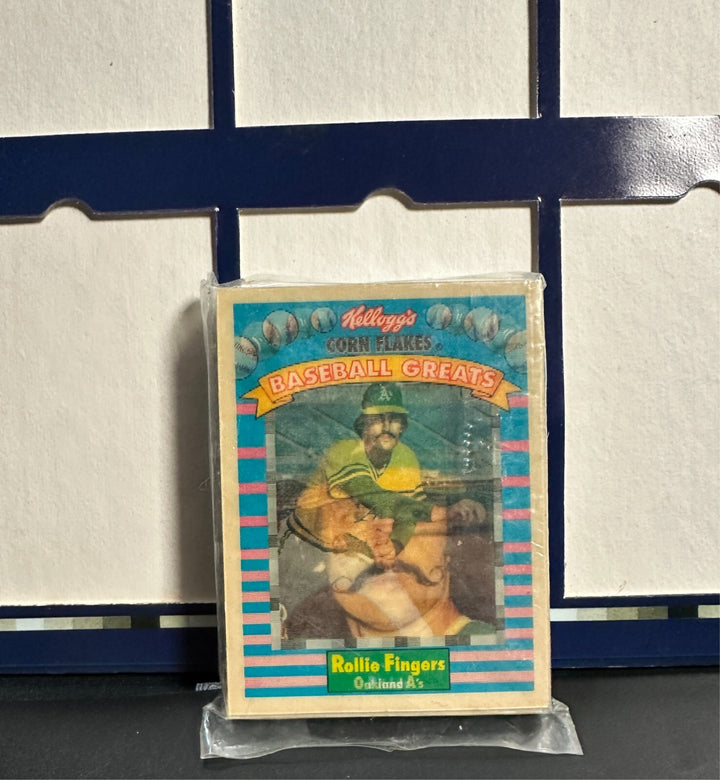 1991 Kellogg's Corn Flakes Sportflic 3D Baseball Greats 15 Card Set + Display