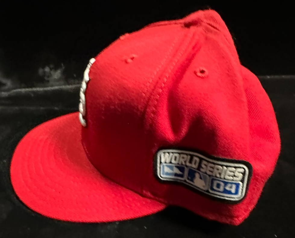 St. Louis Cardinals 2004 World Series New Era Fitted Hat 59Fifty 7-5/8