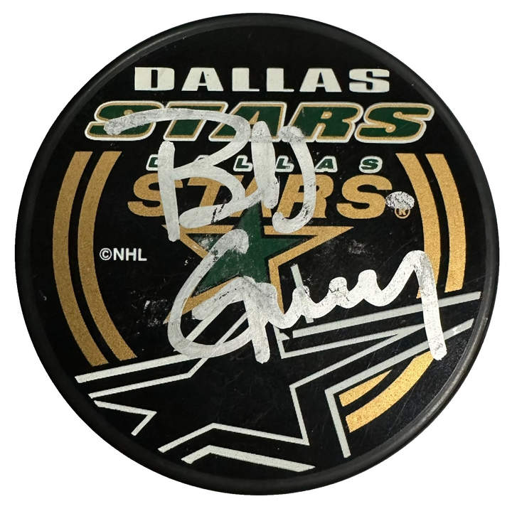 Bob Gainey Autographed Dallas Stars Hockey Puck JSA HOF NHL