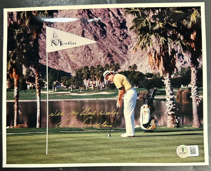 Bruce Crampton Autographed 8x10 Photo PGA BAS