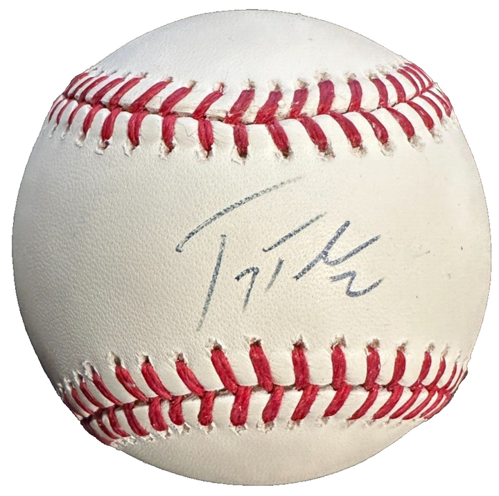 Troy Tulowitzki Autographed Official Major League Baseball JSA Rockies
