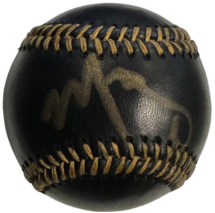 Mark Wahlberg Autographed Official Major League Black Baseball BAS