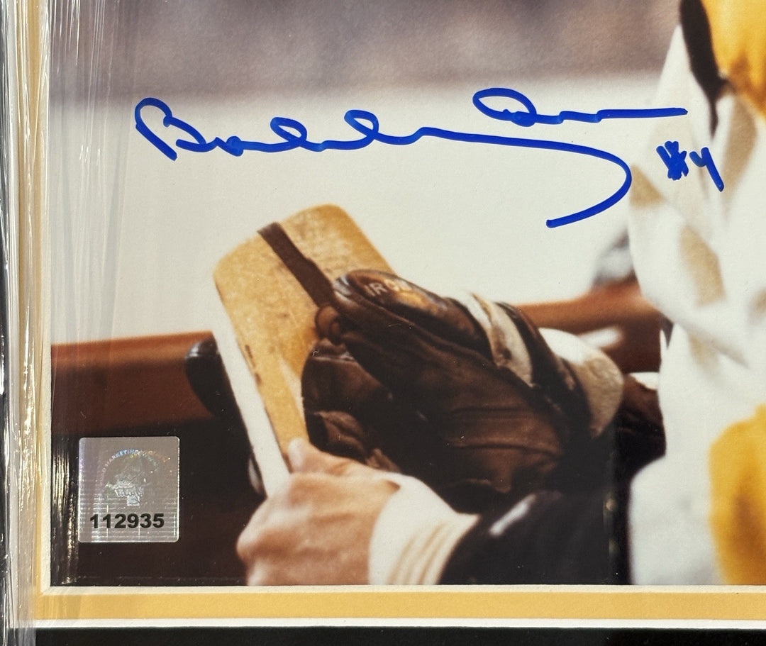 Bobby Orr Signed 8x10 Game Photo Framed Great North Road COA Boston Bruins