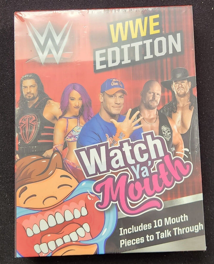 Watch Ya’ Mouth Game WWE EDITION Wrestling Party Gift WWF Rare Brand New Sealed!