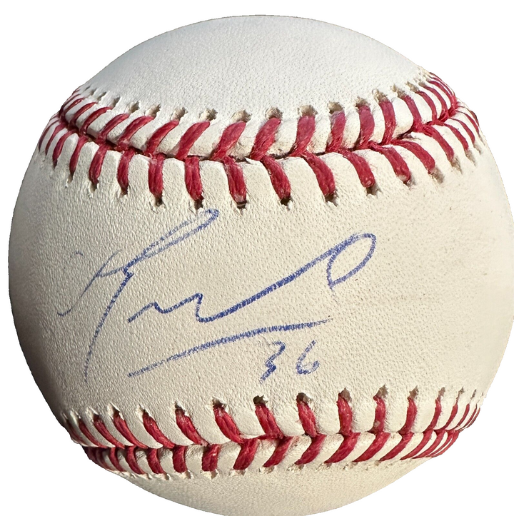 Eduardo Nunez Autographed Official Major League Baseball Giants Red Sox