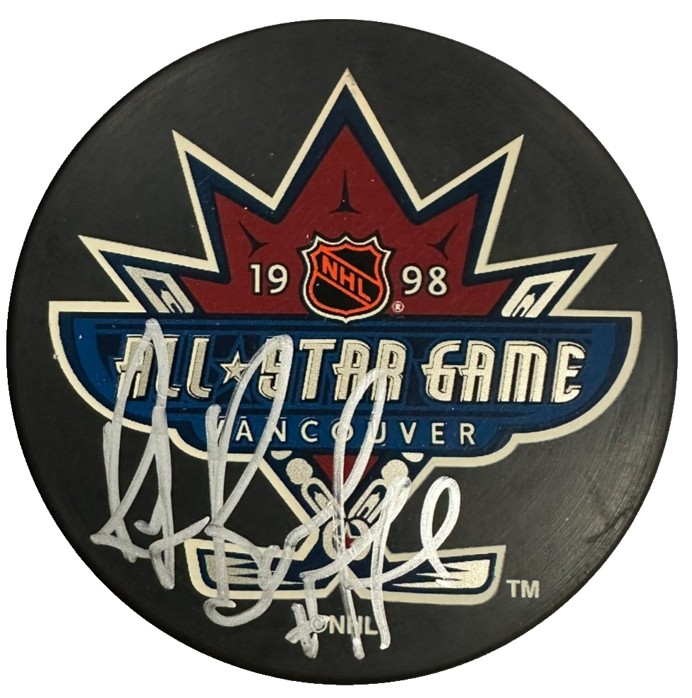 Ray Bourque Autographed 1998 NHL All-Star Game Puck BAS Vancouver