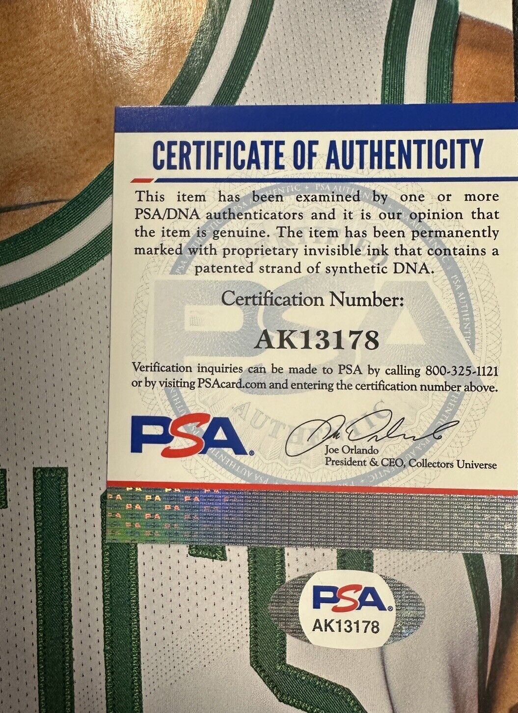 Jayson Tatum Autographed December 2019 Issue Slam Magazine PSA Celtics