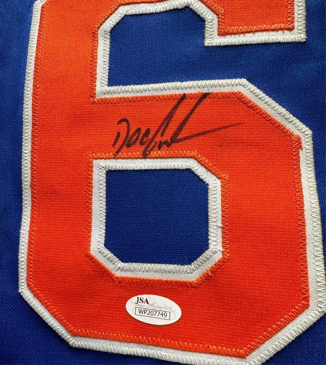 Dwight Gooden Autographed New York Mets Custom Jersey Dr. K JSA