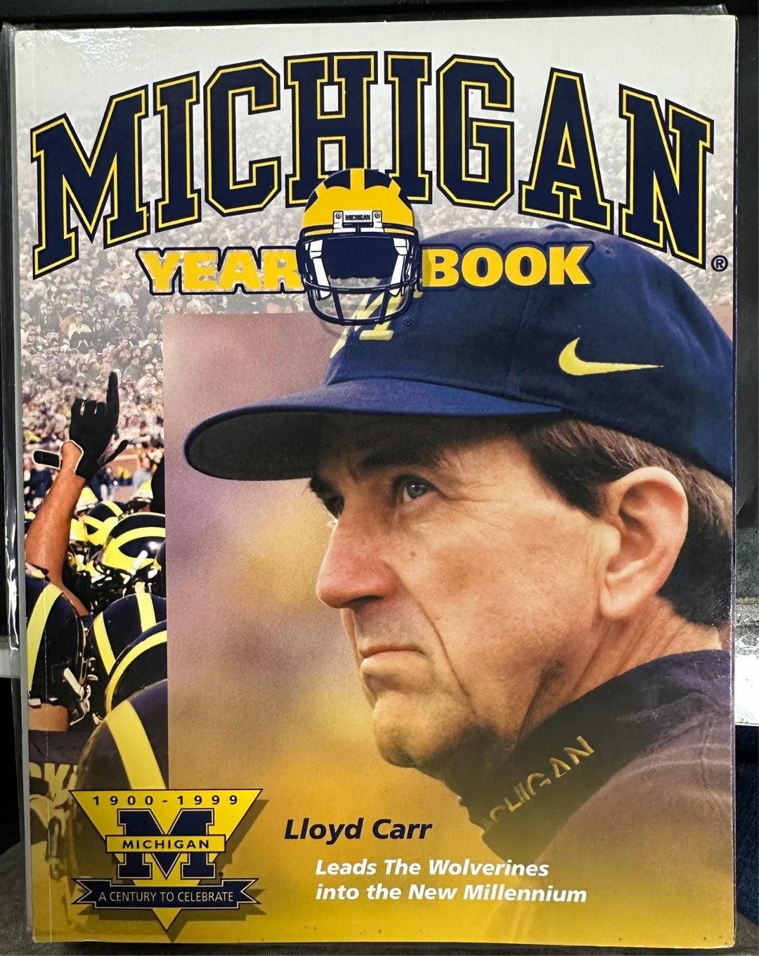 1999 University of Michigan Football Yearbook Tom Brady