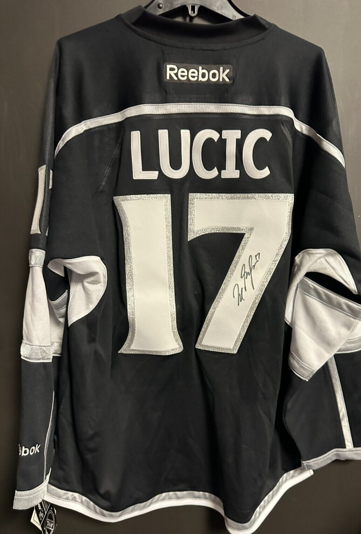 Milan Lucic Autographed Los Angeles Kings Reebok Jersey NWT NHL