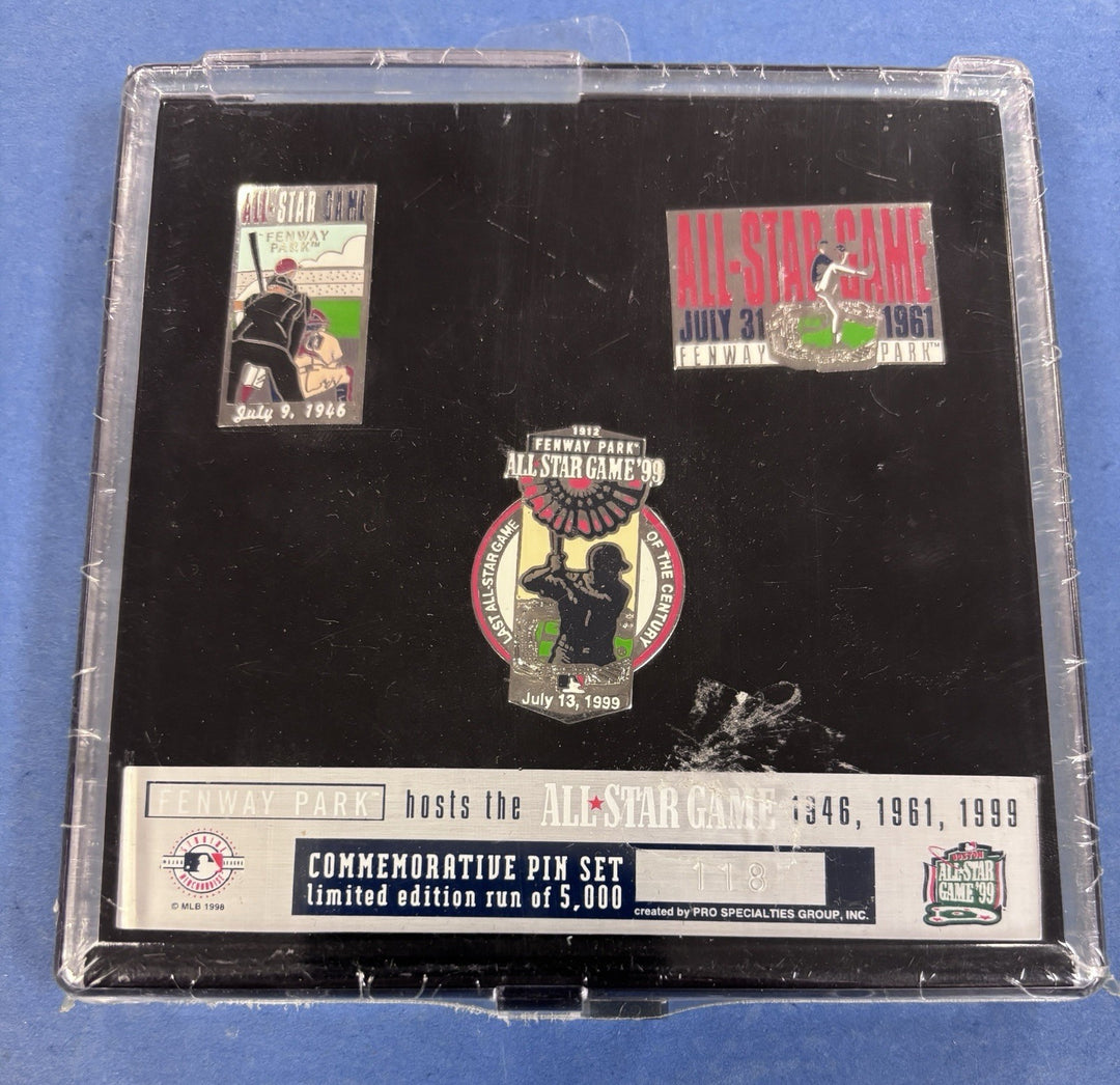 1946 1961 1999 MLB All Star Game Fenway Park Pin Set 118/5000