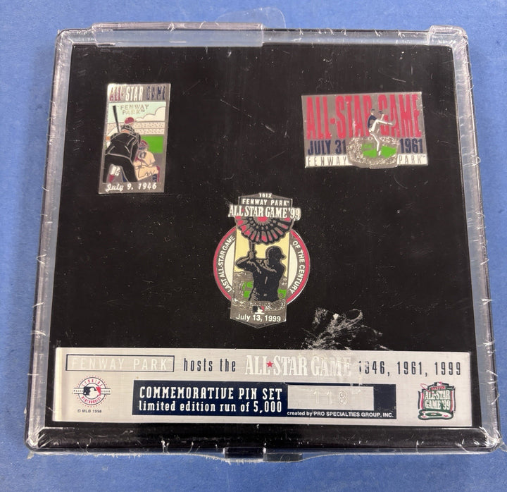 1946 1961 1999 MLB All Star Game Fenway Park Pin Set 118/5000