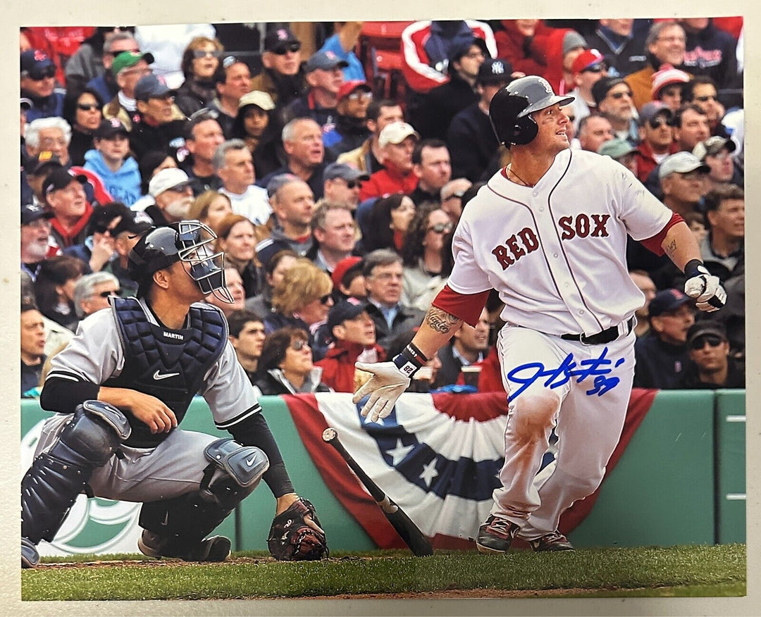 Jarrod Saltalamacchia Autographed Boston Red Sox 8x10 Photo *