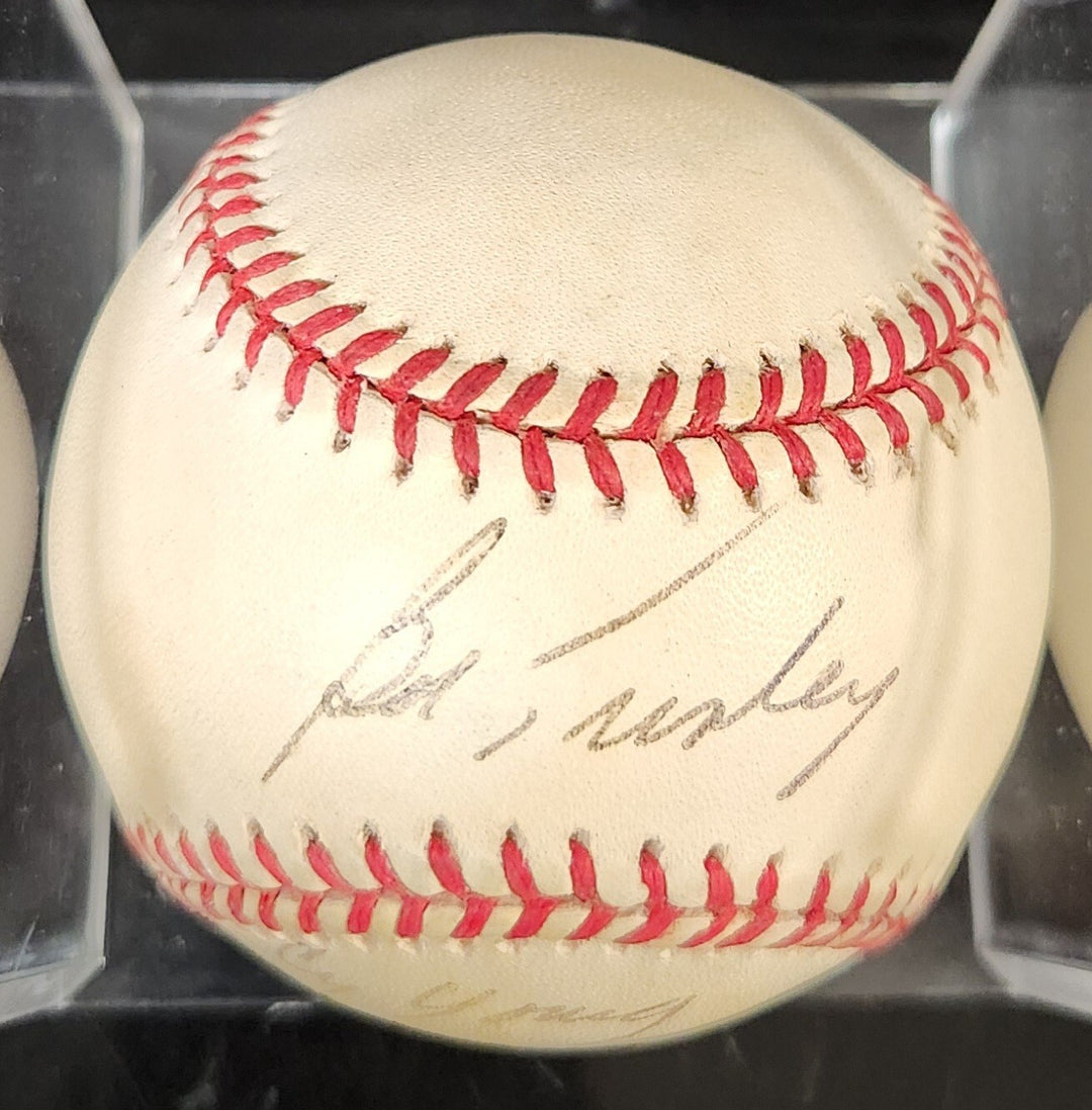 Bob Turley Signed Inscribed American League Baseball New York Yankees COA