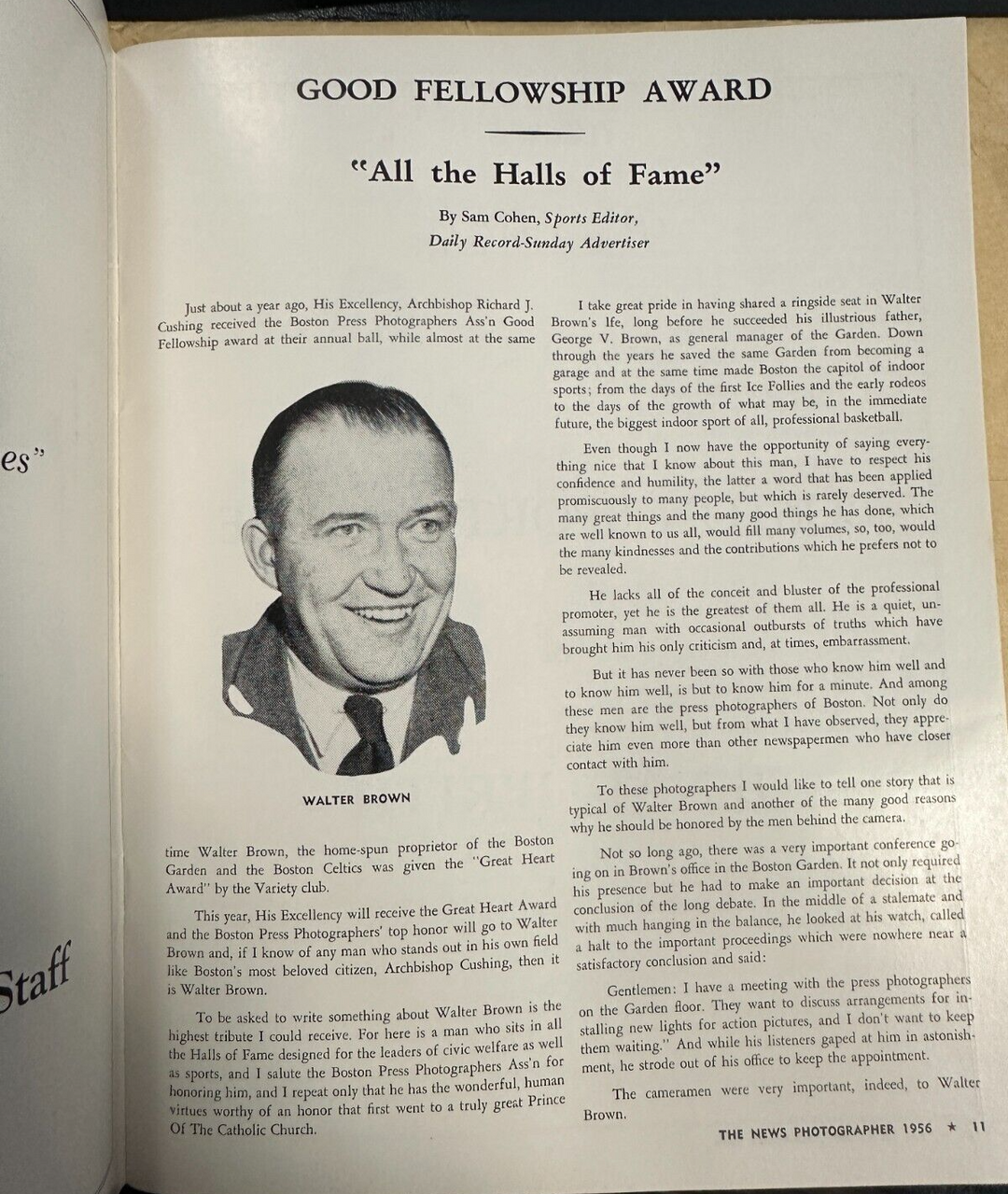 1956 Issue of The News Photographer Magazine