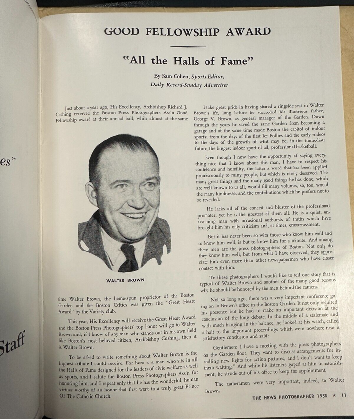 1956 Issue of The News Photographer Magazine