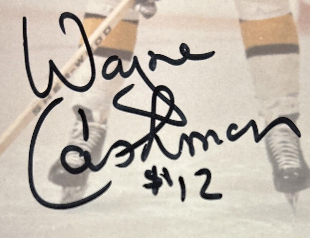 Phil Esposito Wayne Cashman Ken Hodge Signed “Esposito Line” 8x10 Photo /300
