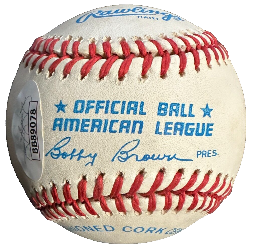 Lefty Gomez Autographed American League Baseball JSA HOF Yankees