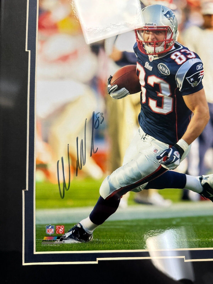 Wes Welker Autographed Framed 8x10 Photo New England Patriots