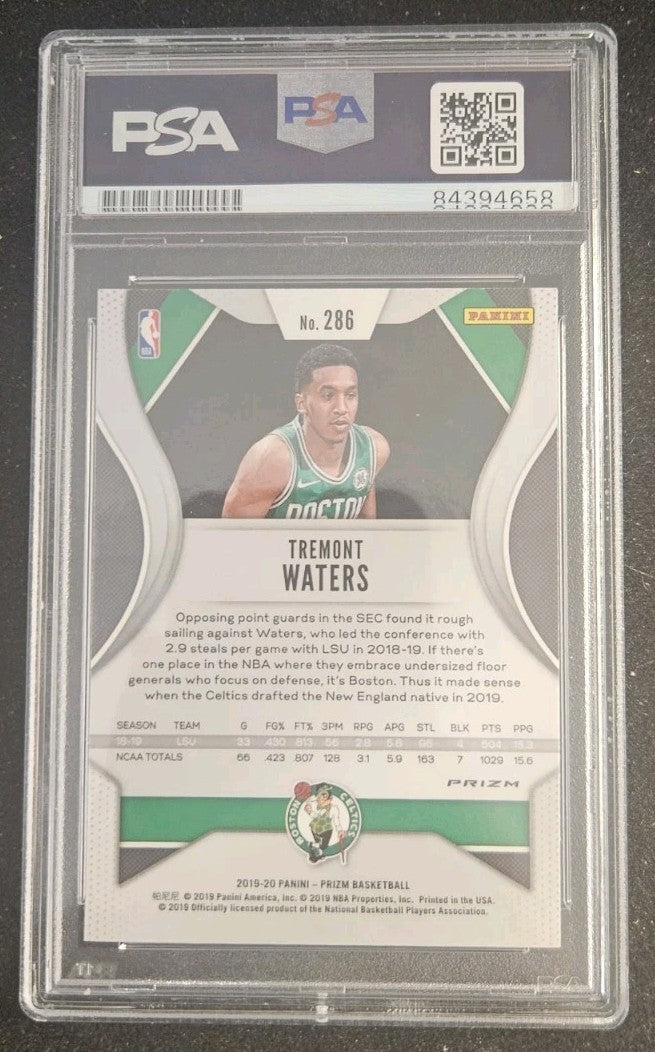 2019-20 Panini Prizm #286 Tremont Waters Autographed Rookie Card PSA Authentic