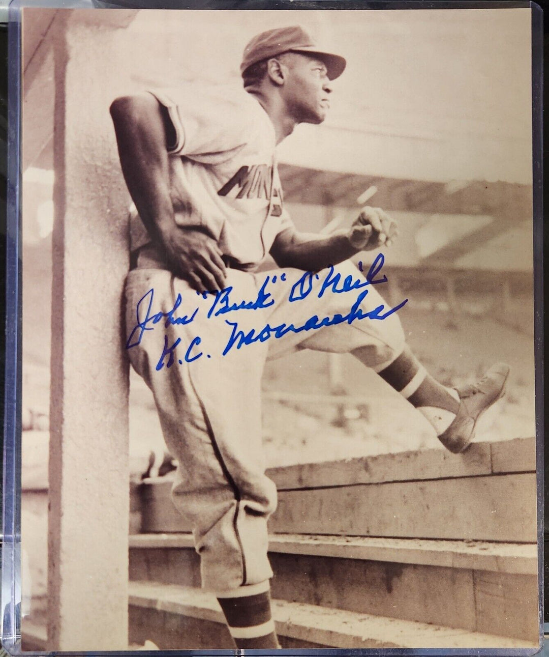 Buck O'Neil Signed Inscribed 8x10 Photo Kansas City Monarchs HOF COA