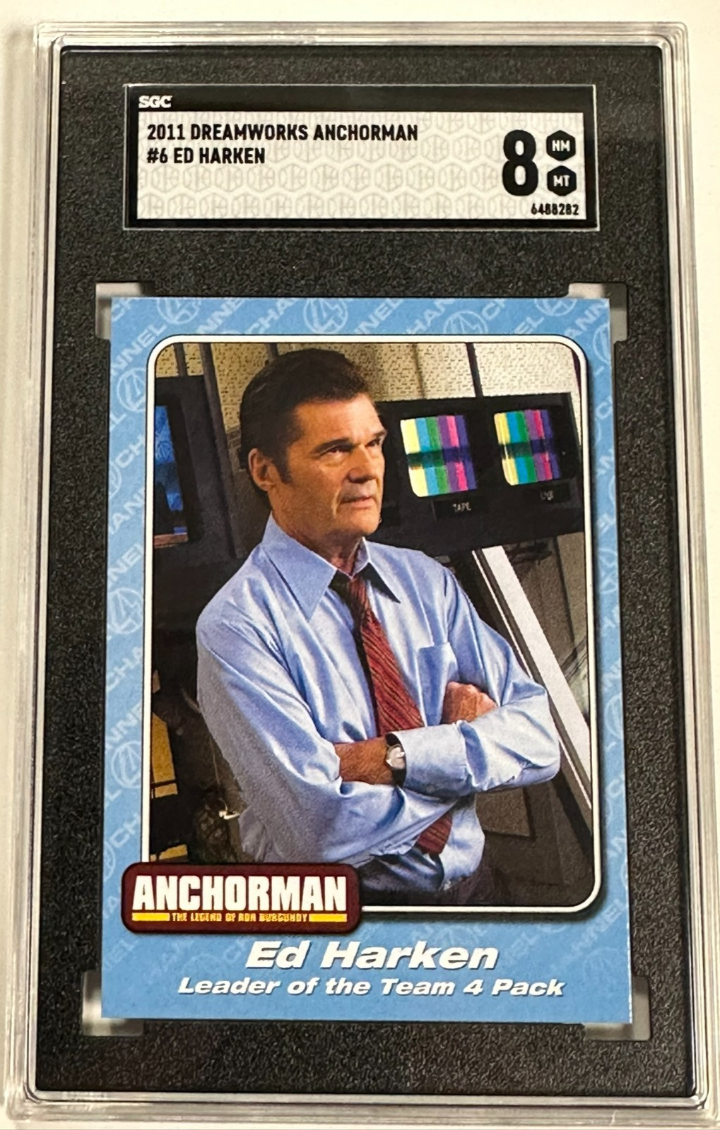2011 DreamWorks Anchorman The Legend of Ron Burgundy Ed Harken SGC 8 NM-MT