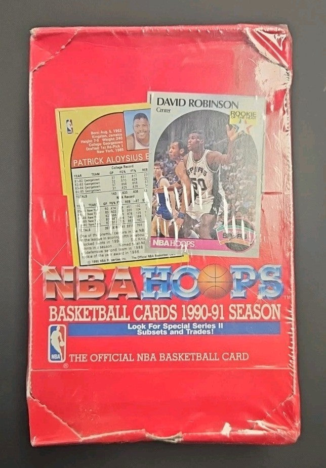 1990-91 NBA Hoops Series 2 Wax Box 36 Packs - Factory Sealed