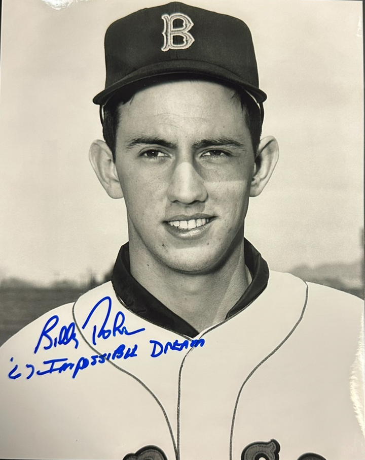 Billy Rohr Autographed Boston Red Sox 8x10 Photo W/ 67 Impossible Dream Insc
