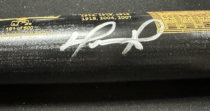 David Ortiz Autographed Fenway Park 100th Anniversary Commemorative Bat BAS