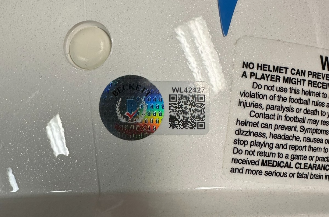 Justin Herbert Autographed Full Size Los Angeles Chargers Authentic Helmet BAS