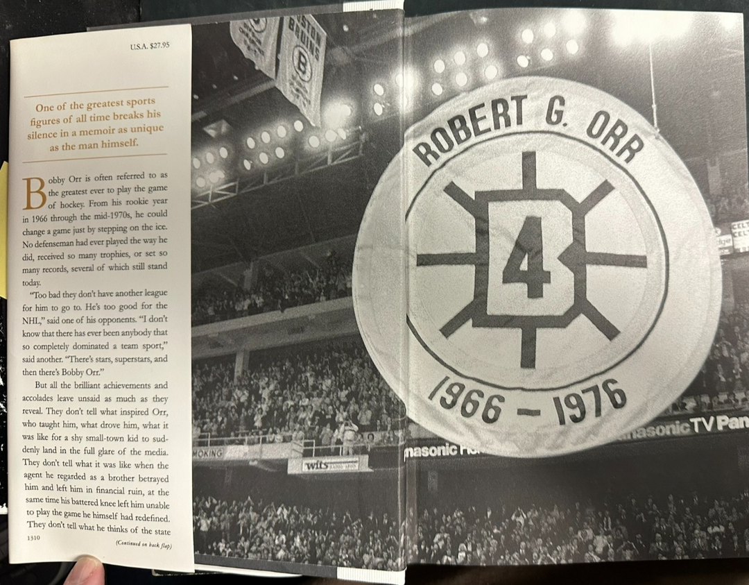 Bobby Orr Autographed My Story Book Authentic Autograph