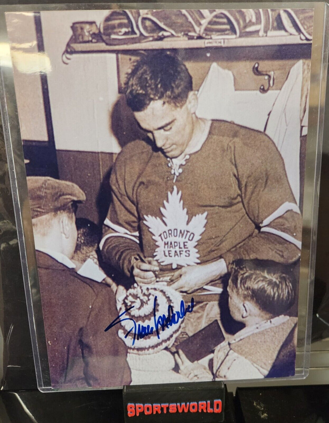 Frank Mahovlich Signed 8x10 Photo Toronto Maple Leafs HOF COA