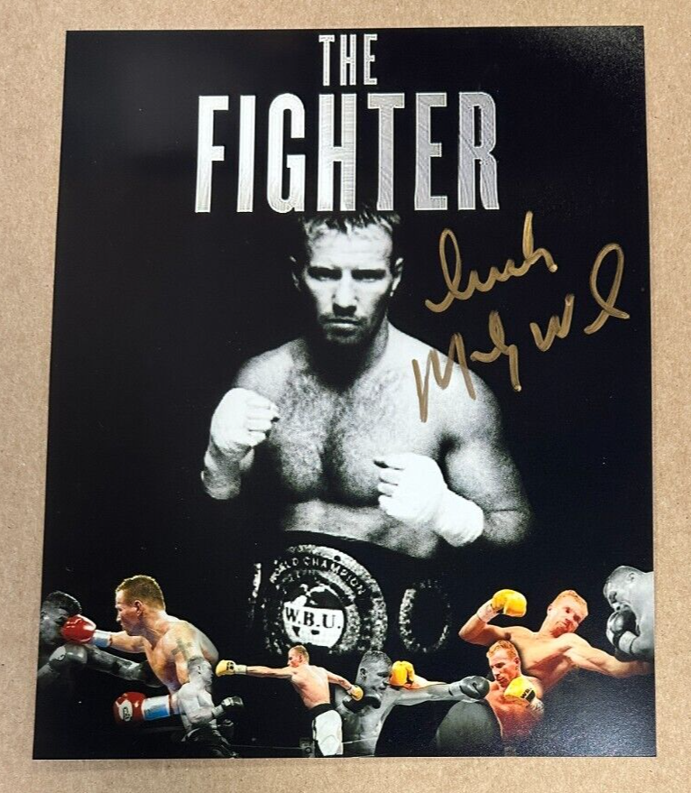 Irish Micky Ward Autographed 8x10 The Fighter Photo
