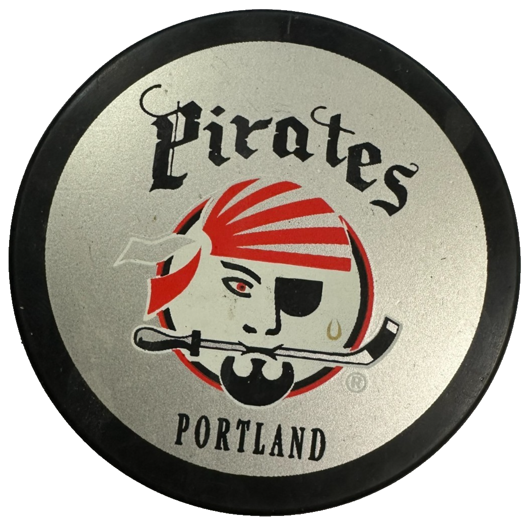 Vintage Portland Pirates Official Hockey Puck AHL